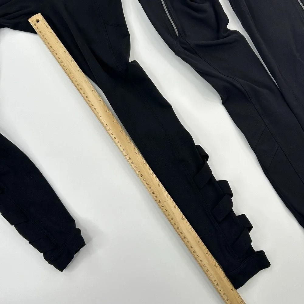 Athleta Womens XS Leggings Black Lot 2 Sly Drifter Moto, Criss Cross Chaturanga - Picture 11 of 11